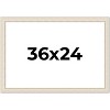 PosterPalooza | Weathered White Picture Frame - UV Acrylic, Backing Board, Hanging Hardware Included - 2 of 4