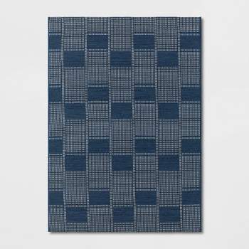 Checkered Bricks Rectangular Woven Outdoor Area Rug - Threshold™