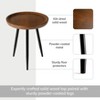 MH London Dilan 18" Solid Wood and Metal Tripin Legs with Round Top - 4 of 4