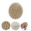 Unique Bargains Hair Shampoo Brush 3.54"x3.15"x2.95" Earthy Yellow 1 Pc - 2 of 4