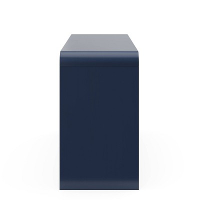 Midnight Blue Double Nursery Dresser with 6 Drawers