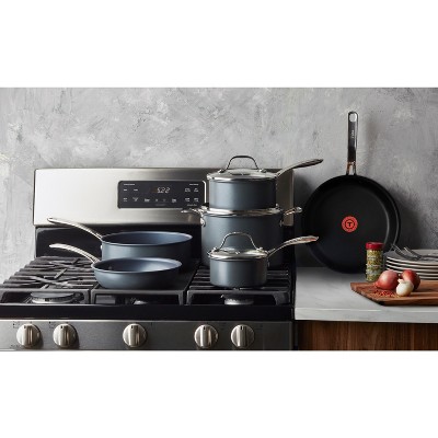 T-fal 12-Piece Platinum Nonstick Aluminum Cookware Set with Induction Base