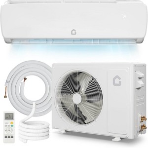 Coucheta 9000 BTU Mini Split Air Conditioner,19 SEER2 Ductless Inverter AC w/ 230V, Cool Up to 450 Sq. Ft with Heat Pump System,White - 1 of 4