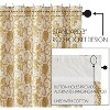 Dorset Gold Floral Shower Curtain 72x72 VHC Brands - 3 of 4