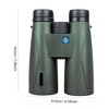 10x42 HD adult binoculars large field binoculars with clear low light vision - binoculars for bird watching, cruising, and travel telescope,Black - 3 of 4