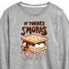 Boys' - Instant Message - If There's S'mores, I'm In Long Sleeve Graphic T-Shirt - 2 of 4