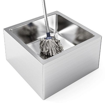winado 24 X 24 in. Stainless Steel Floor Mount Mop Sink