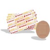 Dealmed Fabric Oval Adhesive Bandages with Non-Stick Pad, Latex Free Wound Care - 3 of 4