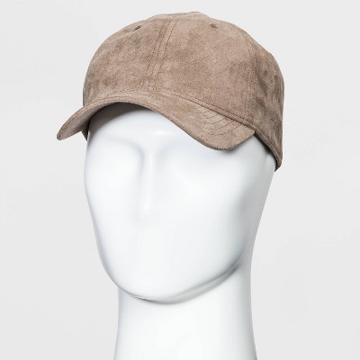 Suede Dapper Baseball Hat - Goodfellow & Co™ Khaki