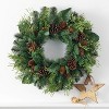 Sullivans Artificial Australian Pine Wreath 24"H Green - 3 of 3