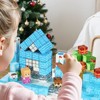VEVOR Magnetic Blocks, 150 PCS Glacier Castle Set, Magnetic Building Cubes for Kids, STEM Montessori Sensory Toys for Christmas Birthday Gift, Blue - 2 of 4