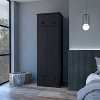 NicBex Armoire Wardrobe Closet Storage Cabinet with Double Doors for Bedroom - 2 of 4