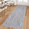 Coucheta Washable Braided Area Rug, Vintage Scalloped Design, Non-Slip Low Pile Indoor Carpet for Living & Dining Room, Bedroom, Office & Nursery - 2 of 4