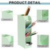 Unique Bargains PVC Space Saving 5 Slots Design Marker Organizers 3.6" x 8.1" 2 Pcs - 3 of 4