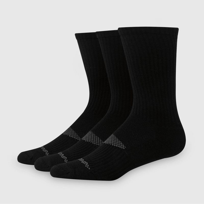 Men's Hanes Premium Performance Power Cool Crew Socks 3pk, 4 of 5