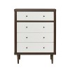 Modern 4 Drawer Dresser for Bedroom,Woodern Dresser Faux Wood with Storage-Christopher Knight Home - 2 of 4