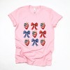 Simply Sage Market Coquette Bows And USA Strawberries Short Sleeve Tee - 2 of 4