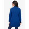 Jessica London Women's Plus Size Stretch Cotton Zip Front Hi-Low Jacket - 3 of 4