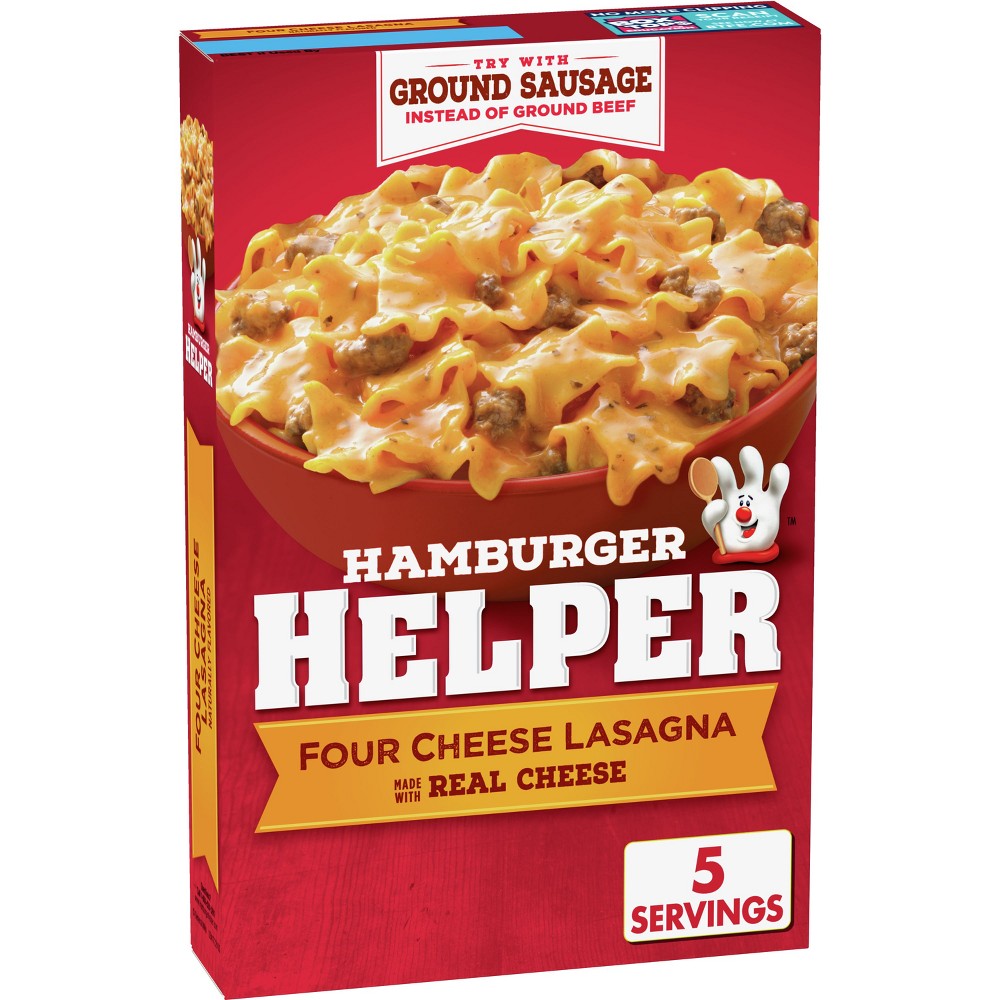 UPC 016000283831 product image for Hamburger Helper Four Cheese Lasagna - 5.5oz | upcitemdb.com