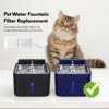 Nispira Cat Water Fountain Filters Compatible with Kastty 108oz/3.2L Battery Operated Pet Fountain, Replacement Filters, 16 Pack - 2 of 4