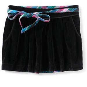 Aeropostale Womens Velour Removable Belt Mini Skirt - 1 of 2