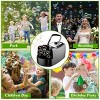 Bubble Maker Automatic Bubble Blower Portable Bubble Blowing Machine with 2 Speeds Handle 3000-4000 Bubbles Per Minute Plug-In Battery Powered - 2 of 4