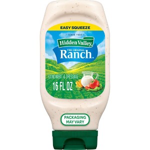 Hidden Valley Original Ranch Salad Dressing & Topping - Gluten Free - 16 fl oz - 1 of 4