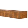 Country Living Bodie Floating Mantel Shelf with Distressed Reclaimed Accents - 4 of 4