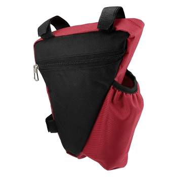 Unique Bargains Bicycle Triangle Frame Storage Bag with Bottle Holder 1 Pc