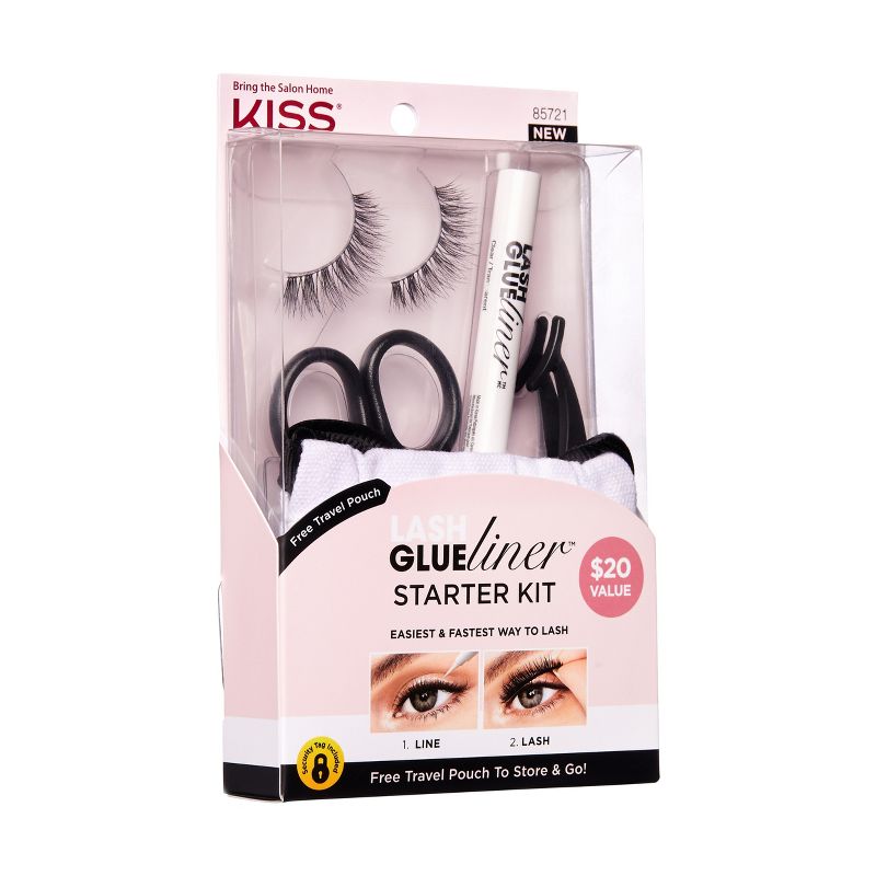 KISS Products Glue Liner False Eyelashes Starter Kit - 5ct, 4 of 9