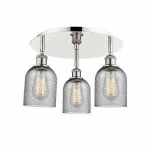 Caledonia - 3 Light Flush Mount In Industrial Style-9.5 Inches Tall and 16.75 Inches Wide - 1 of 1
