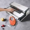 VEVOR Vacuum Sealer Machine, 95Kpa 350W Powerful Dual Pump and Dual Sealing, with Built-in Cutter, with Seal Bag and External Hose,Silver - 2 of 4