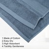 Unique Bargains Soft Absorbent Cotton Bath Towel for Bathroom kitchen Shower Towel Classic Design 1 Pcs - 3 of 4
