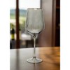 Classic Touch Set of 6 Smoked Water Glasses 10"H - 2 of 3
