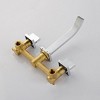 Sumerain Wall Mount Lavatory Faucet Two Handle Bathroom Faucet Brass Chrome - 4 of 4