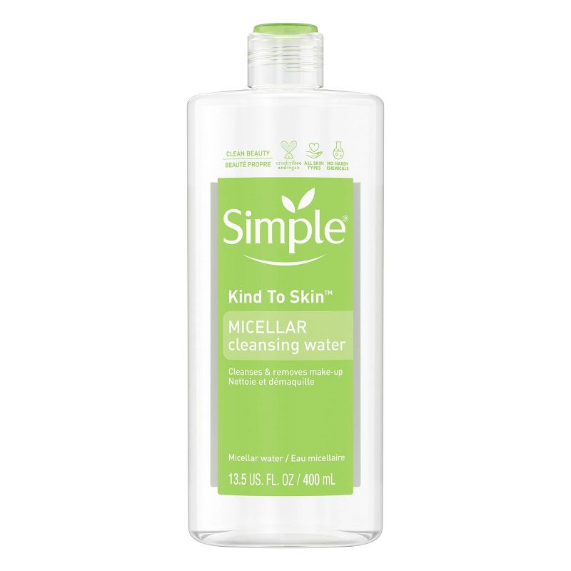 Simple Micellar Cleansing Water - Unscented - 13.5 fl oz, 3 of 16
