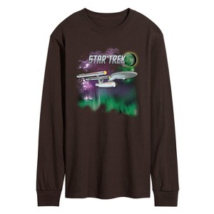 Men's - Star Trek - Enterprise Northern Lights Long Sleeve Graphic T-Shirt - 1 of 3