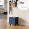 StorageBud Storage Ottoman for Bedroom End of Bed, Velvet Storage Bench, Large Storage Ottoman Bench, Entryway Bench with Storage - 2 of 4