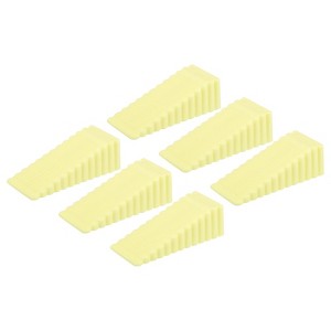 Unique Bargains ABS Anti-Slip Mini Size Wide Applications Door Stop 6 Pcs - 1 of 4