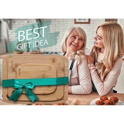 Blauke Set Of 3 Bamboo Cutting Boards Target