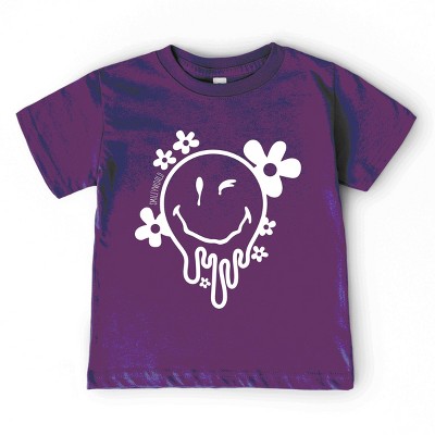 The Juniper Shop SmileyWorld Melting Outline Toddler Short Sleeve Tee