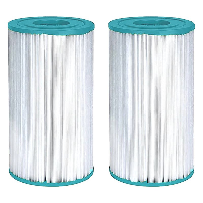 Hurricane Advanced Spa Filter Cartridge for PRB35-IN, C-4335, FC2385, Dynamic Series IV - DFM, DFML, Waterway 35 In-Line, & Guardian 409-219 (2 Pack), 1 of 7