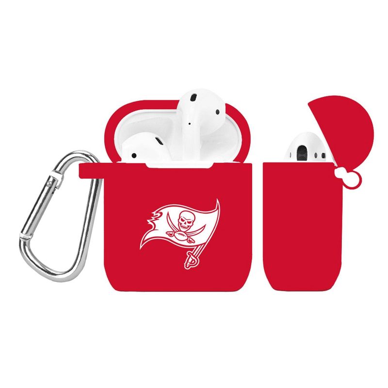 NFL Tampa Bay Buccaneers Silicone AirPods Case Cover, 1 of 3