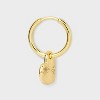 Bijoux Sport by Luv Aj MLB Gold Logo Heart Hoop Earrings - 2 of 3
