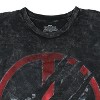 Seven Times Six Marvel Shirt Mens Deadpool And Wolverine Logo Acid Wash Graphic Tee Black - 3 of 3