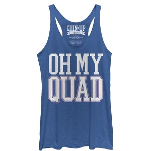 Women's CHIN UP Oh My Quad Racerback Tank Top - 1 of 3