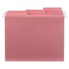 Smead FasTab  Hanging File Folder, 1/3-Cut Built-In Tab, Letter Size, Dark Pink, 9 per Pack (64014) - 3 of 4