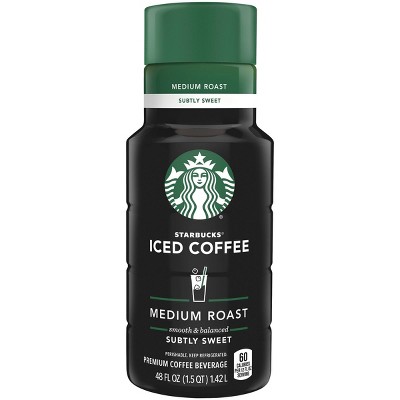 Starbucks Subtly Sweet Medium Roast Iced Coffee - 48 fl oz