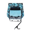 DOMETOUR Collapsible Pet Bike Trailer with 16-Inch Wheels & Hitch Blue+Grey - 4 of 4