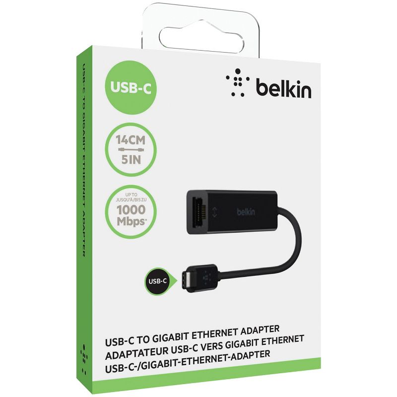 Belkin® USB-C® to Gigabit Ethernet Adapter, 3 of 5